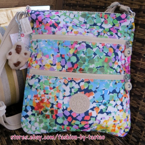 Kipling Handbags - NWT Kipling Keiko Metallic Crossbody Mini Bag